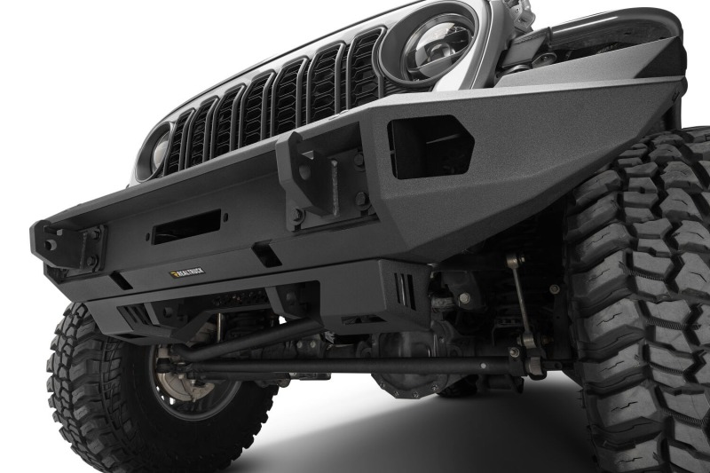 Jeep Wrangler JLU Bumper - Front - Go Rhino - Trailline - Textured Black - `18-`26